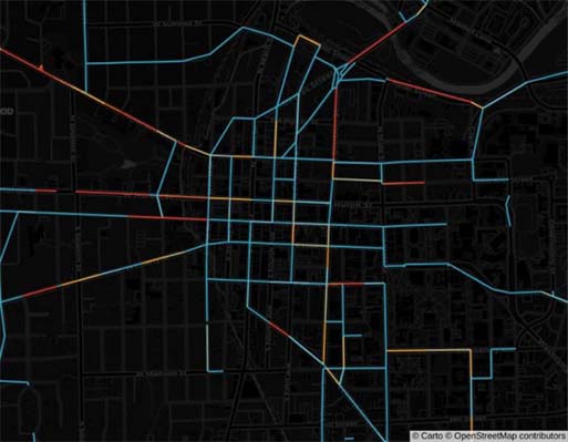 Bike Stress map
